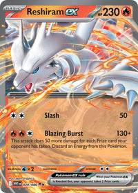 Reshiram Ex 020/086 | Condition review required reference image. See following photographs for the actual card and condition.