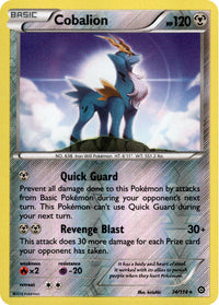 Cobalion 74/114 reference image. See following photographs for the actual card and condition.