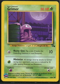 Grimer 48/62 unlimited edition reference image. See following photographs for the actual card and condition.