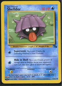 Shellder 54/62 | Condition review required unlimited edition reference image. See following photographs for the actual card and condition.