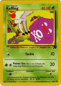 Koffing 58/82 reference image. See following photographs for the actual card and condition.