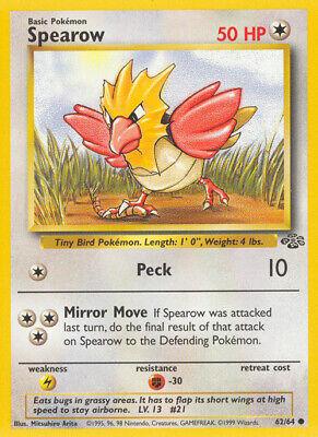 Spearow 62/64 | Condition review required reference image. See following photographs for the actual card and condition.