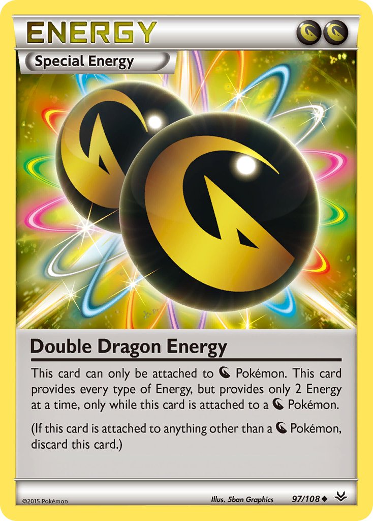 Double Dragon energy 97/108 | Condition review required reference image. See following photographs for the actual card and condition.