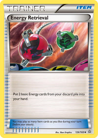 Energy Retrieval 126/160 reference image. See following photographs for the actual card and condition.
