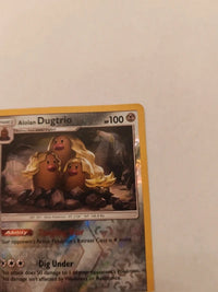 Alolan Dugtrio 87/149 | Condition review required actual card photograph 5