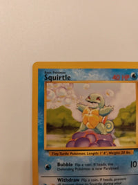Squirtle 63/102 | Condition review required actual card photograph 2