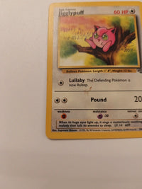 Jigglypuff 54/64 | Condition review required actual card photograph 3