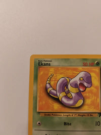 Ekans 56/82 | Condition review required actual card photograph 2