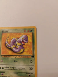 Ekans 56/82 | Condition review required actual card photograph 6