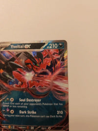 Yveltal ex 053/088 actual card photograph 5