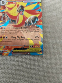 Mega Pyroar EX 015/086 | NM actual card photograph 4