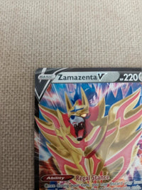 Zamazenta V 098/159 | Condition review required actual card photograph 2