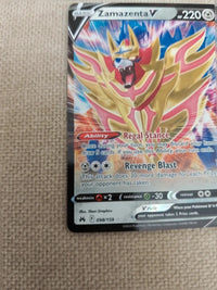 Zamazenta V 098/159 | Condition review required actual card photograph 3