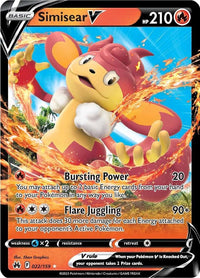 Simisear V catalogue reference image. See subsequent photos for actual card condition.