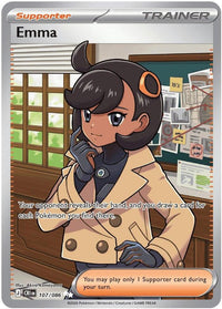 Emma - 107/086 catalogue reference image. See subsequent photos for actual card condition.