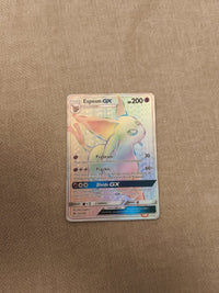 Espeon-GX 152/149 Sun & Moon, actual card front, photograph 33897