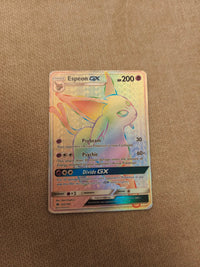 Espeon-GX 152/149 Sun & Moon, actual card front, photograph 33898
