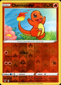 Charmander 023/185 | SEALED NM exact reverse holo reference image. See subsequent photographs for actual condition.