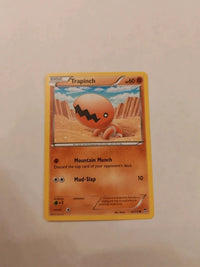 Trapinch 53/111 | Moderately to heavily played actual card photograph