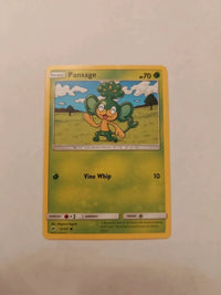 Pansage 12/147 | Moderately to heavily played actual card photograph
