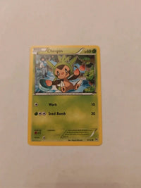 Chespin 8/162 | Moderately to heavily played actual card photograph