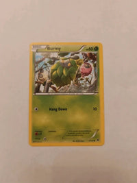Burmy 2/124 | Moderately to heavily played actual card photograph