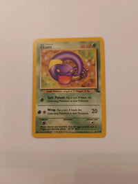 Ekans 46/62 | Moderately to heavily played actual card photograph