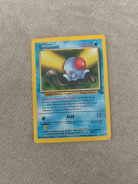 Tentacool 56/62 | Moderately to heavily played actual card photograph