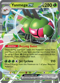 Yanmega ex 003/182 Destined Rivals, English catalogue reference