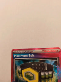 Maximum Belt 154/162 | Condition review required actual card photograph 11