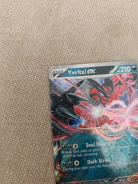 Yveltal eX 053/088 actual card photograph 2