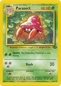 Parasect 41/64 | Condition review required exact card reference image. See subsequent photographs for actual condition.