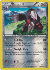 Excadrill 96/160 exact reverse holo reference image. See subsequent photographs for actual condition.
