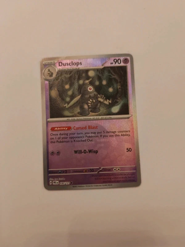 Dusclops 036/131 | Moderately to heavily played actual card photograph