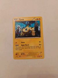 Joltik 26/119 | Moderately to heavily played actual card photograph