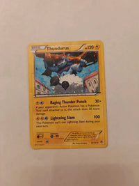 Thundurus 33/111 | Moderately to heavily played actual card photograph