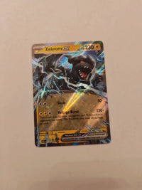 Zekrom ex 034/086 | Moderately to heavily played actual card photograph