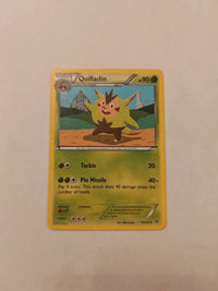 Quilladin 10/162 | Moderately to heavily played actual card photograph