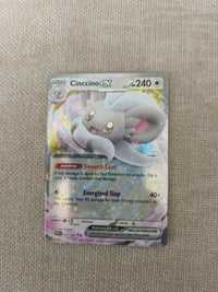 Cinccino ex 073/086 | Moderately to heavily played actual card photograph