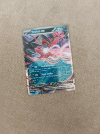 Yveltal eX 053/088 | Moderately to heavily played actual card photograph